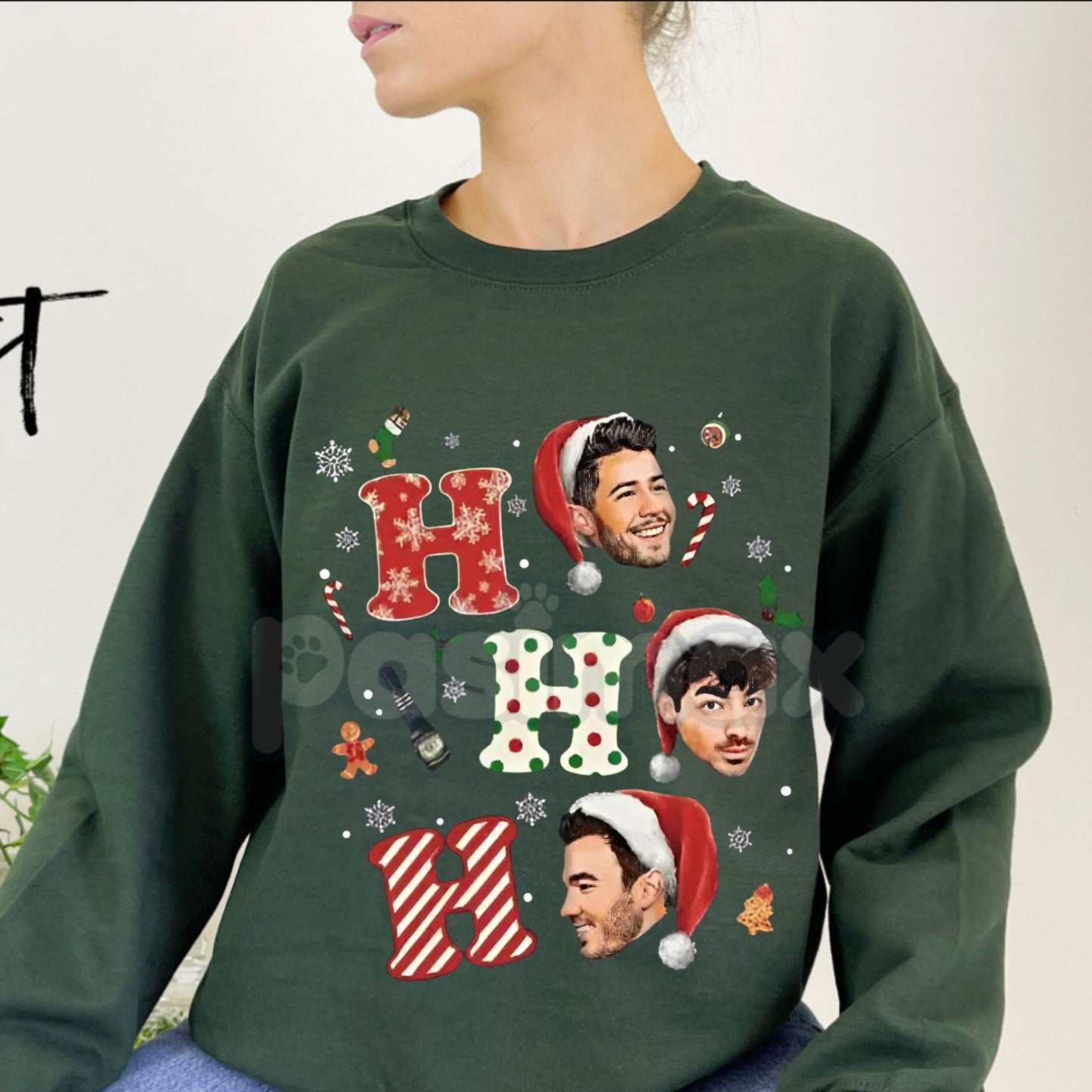 Vintage Jonas Bros Christmas Sweatshirt | 20th Anniversary Tour Shirt | Nostalgic Y2K Holiday Jumper | Jonas Brothers Fan Gift