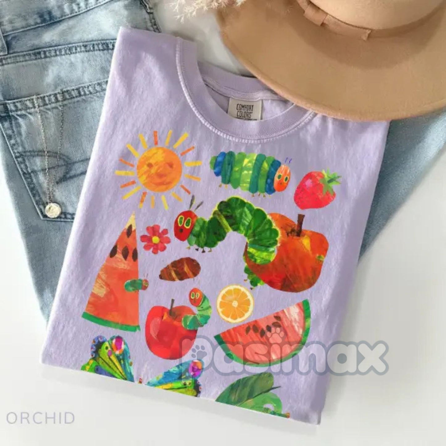 Hungry Caterpillar Teacher Shirt – Back To School Outfit, First Day of School Tee, Teacher Life Apparel, Gift for Educator
