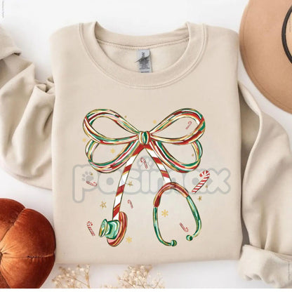 Christmas Nurse Sweatshirt | Heart of Christmas Holiday Medical Crewneck | Sentimental RN LPN Jumper Gift