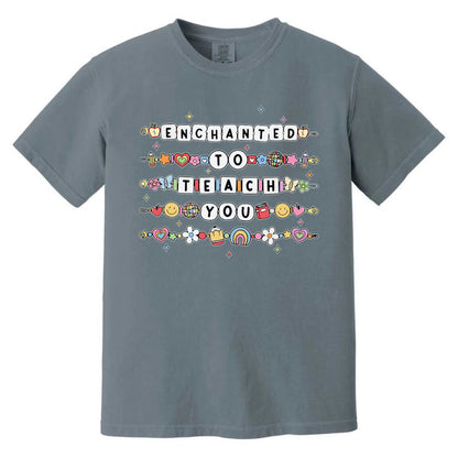 Teacher Appreciation T-Shirt – Back to School Friendship Bracelet Tee, First Day of School Shirt, Cute Teacher Gift, Comfort Colors