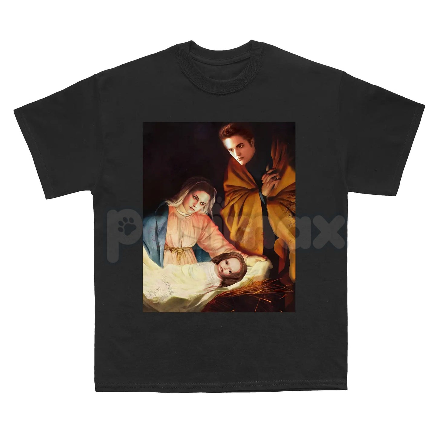 Twilight Christmas Tee - Vintage Retro 90's Fans Homage T-shirt, Funny Holiday Forks Merch, Gift For Women and Men