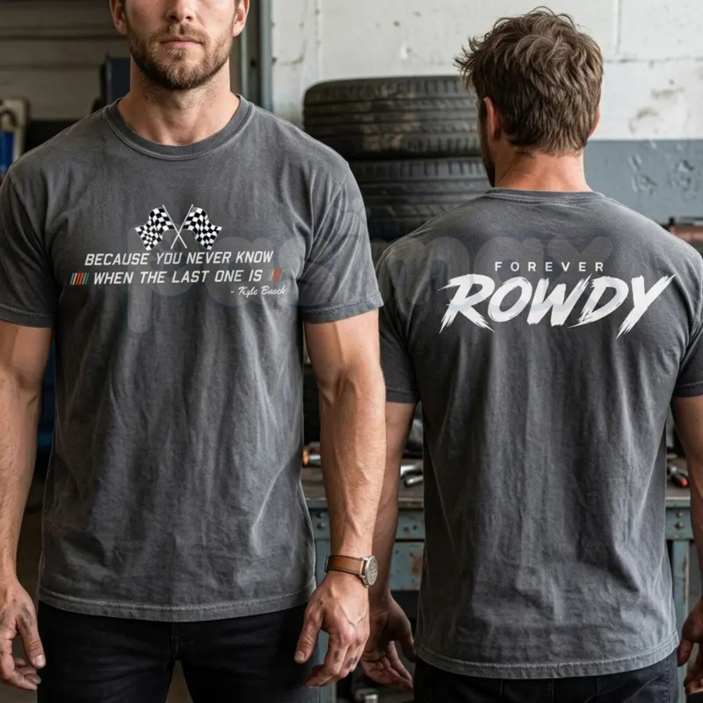 "Rowdy" KB Tribute Racing T-Shirt – Vintage Legend Memorial Motorsports Fan Graphic Tee