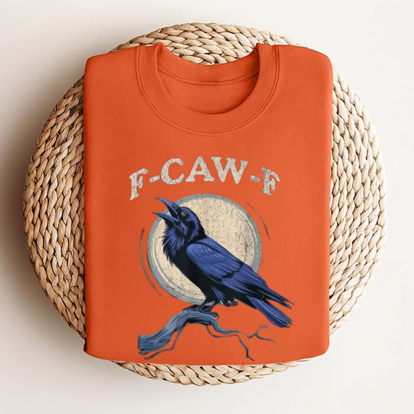 Men's Crow & Raven Graphic Tee - Funny Bird Shirt, Classic Casual T-shirt