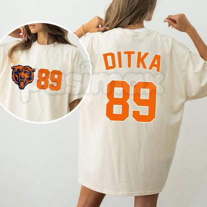 Mike Ditka #89 Chicago Bears Jersey T-Shirt – Retro Gridiron Fan Shirt