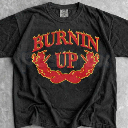 Comfort Colors® Burning Up Tour 2026 T-Shirt – "Burning Up All Over Again" Retro Concert Graphic Tee, 2000s Pop-Rock Fan Unisex Top