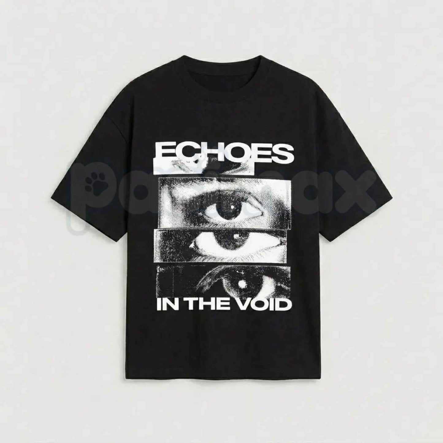Retro Glitch Art Eye Print Shirt – Vintage Graphic Tees, Cyberpunk Vaporwave Surreal Unisex Cotton T-Shirt
