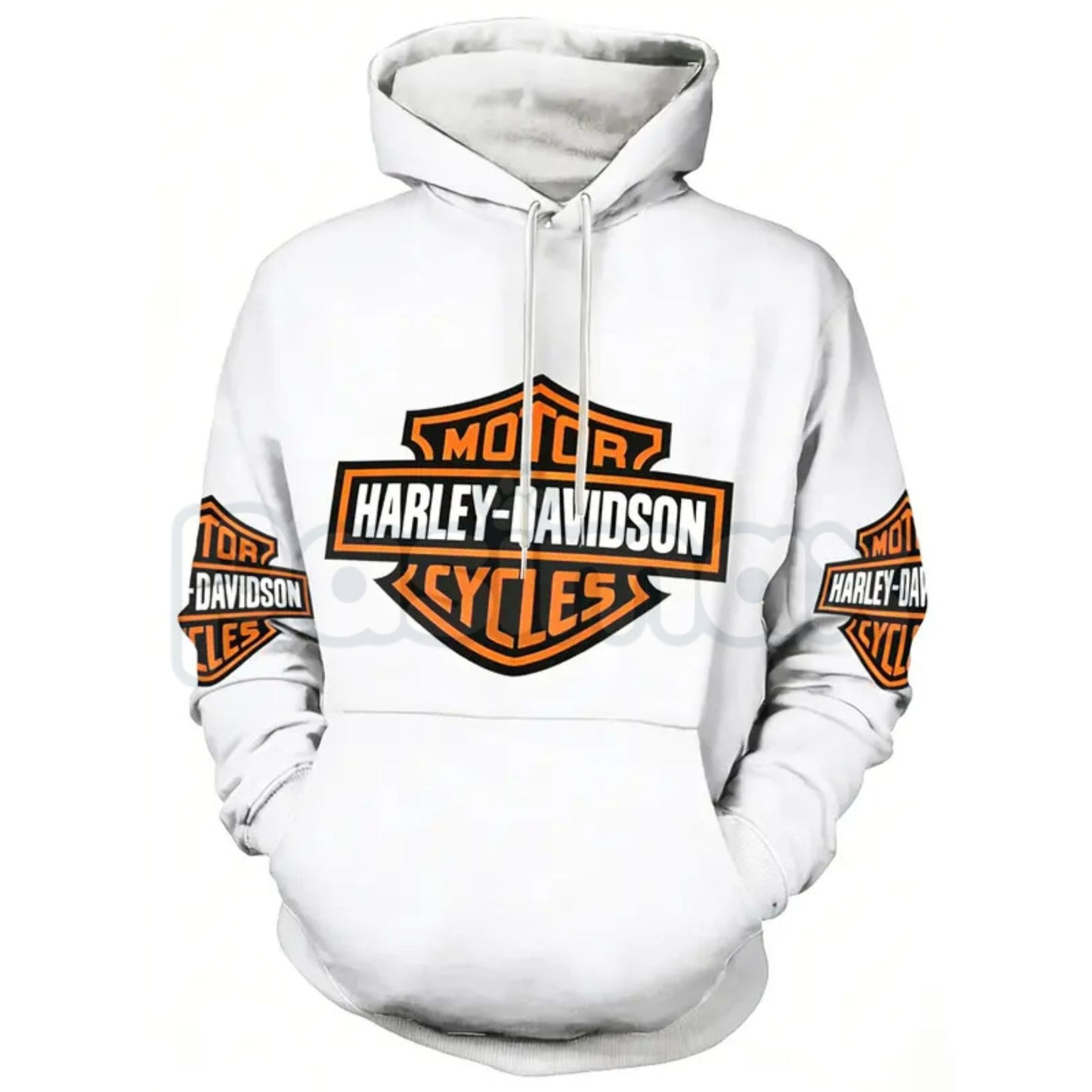 Harley-Davidson Vintage Logo Hoodie – Hardcore Motorcycle Culture Pullover, Retro Biker Aesthetic Streetwear, Unisex