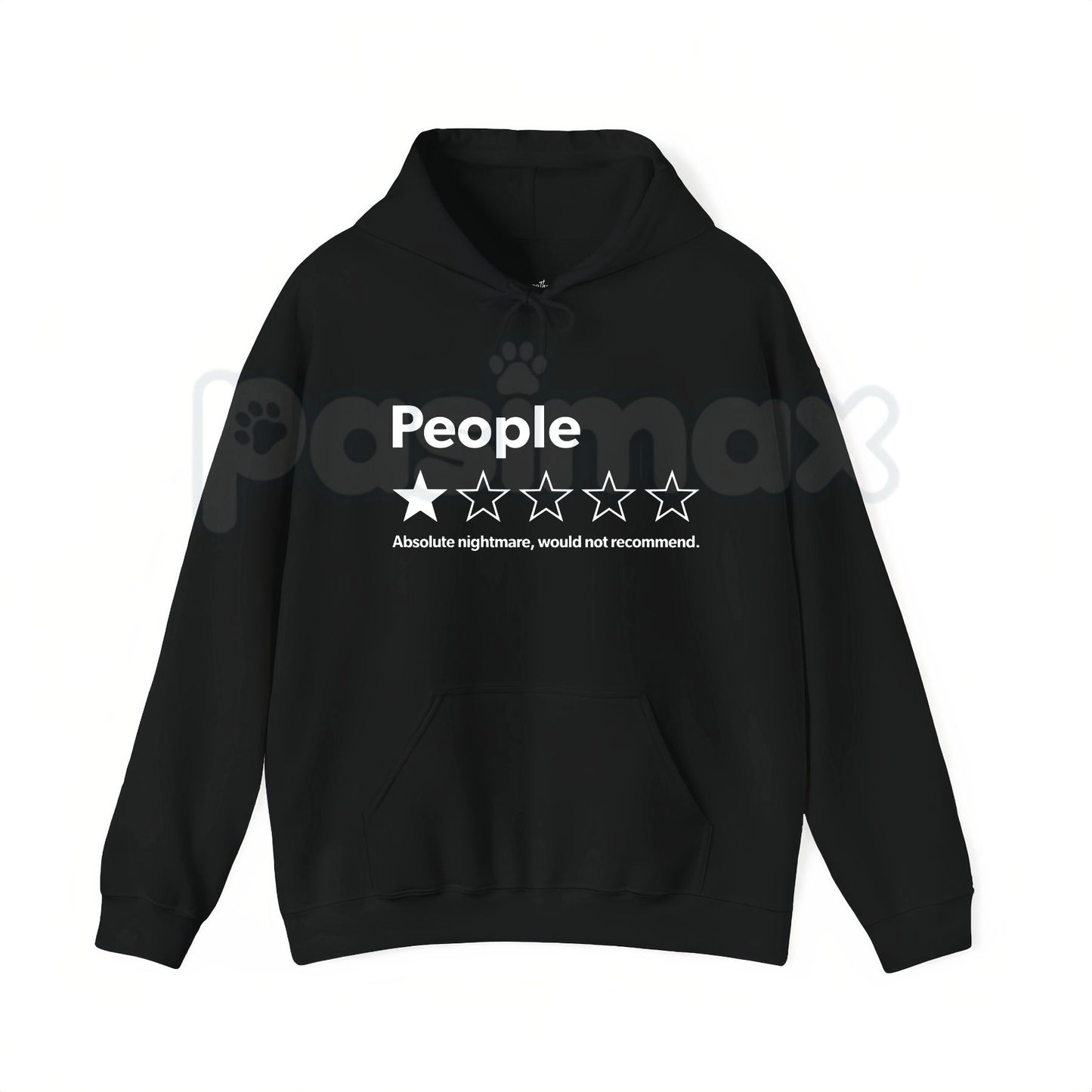 People Absolute Nightmare Shirt – Funny Sarcastic Review Hoodie & Introvert Humor Sweatshirt