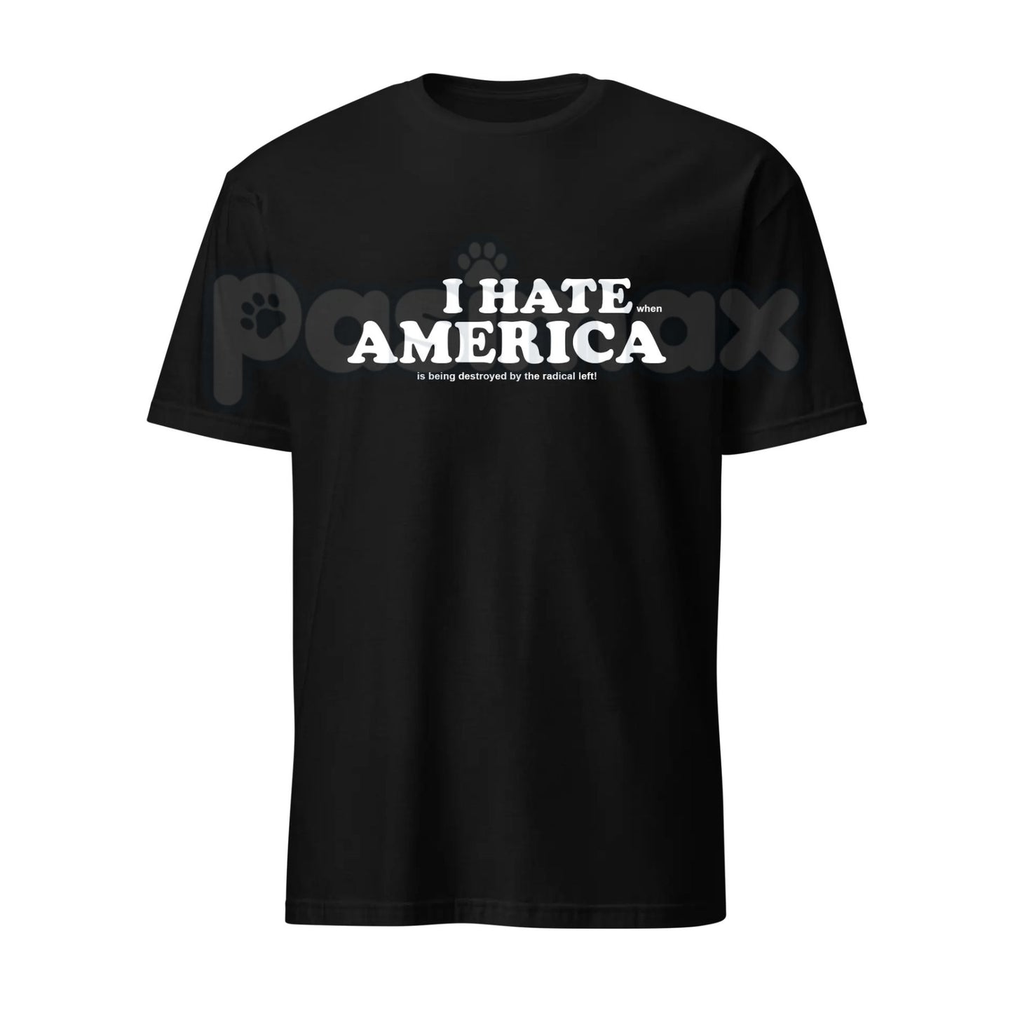 "I HATE AMERICA" TEE - Bold Political Statement Shirt, Anti-Establishment Slogan Apparel, Provocative Free Speech Top