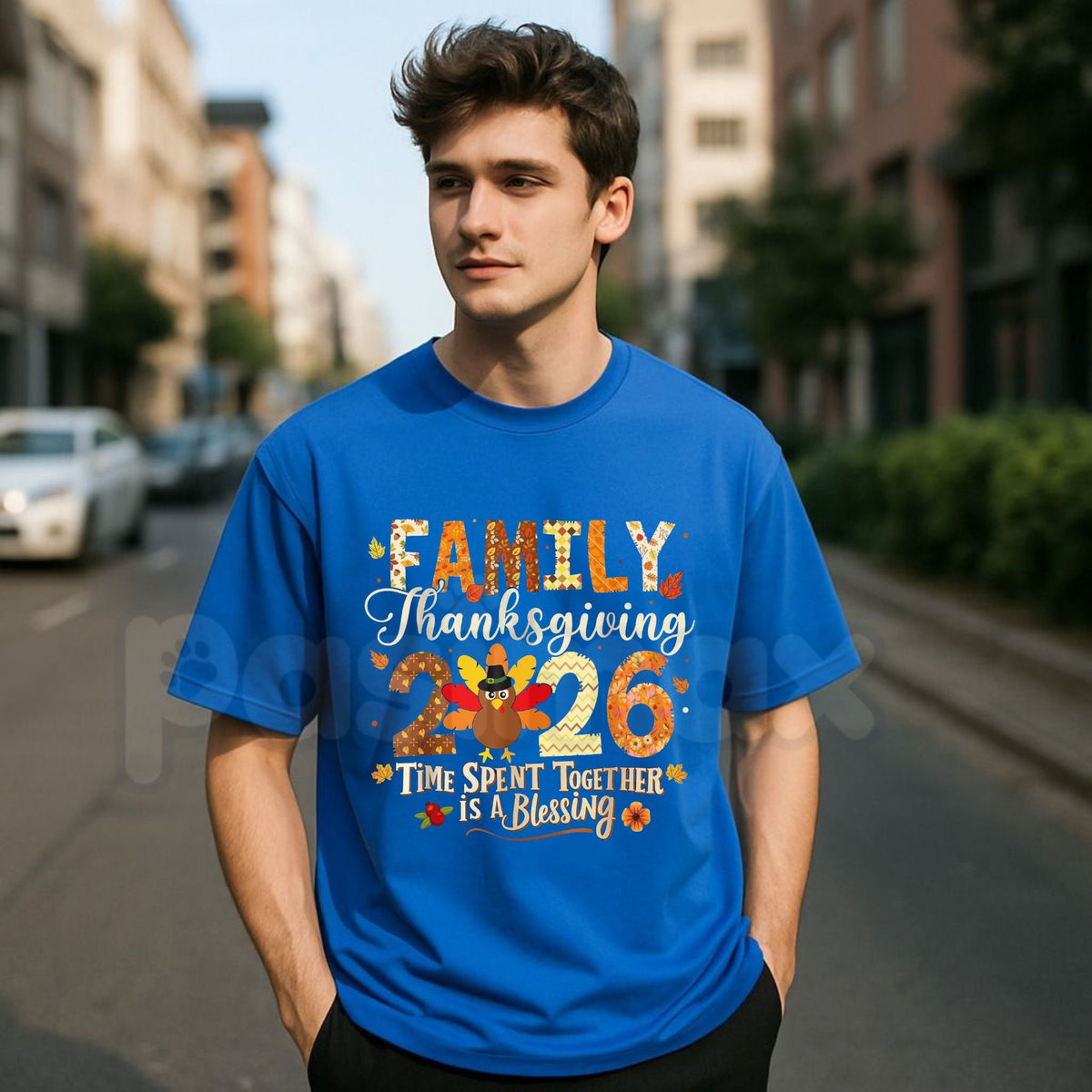 Family Thanksgiving 2026 Thanksgiving Crew Turkey Matching T-Shirt
