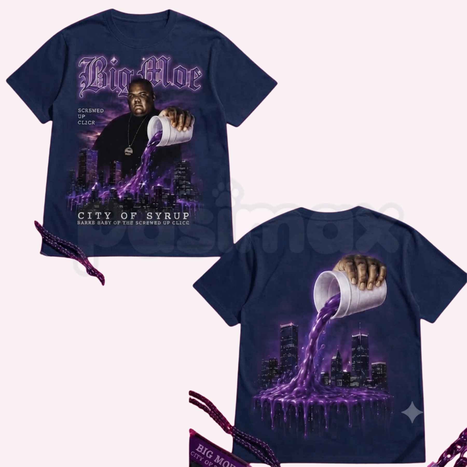 Big Moe Houston Texas Vintage Graphic T-Shirt – Pasimax