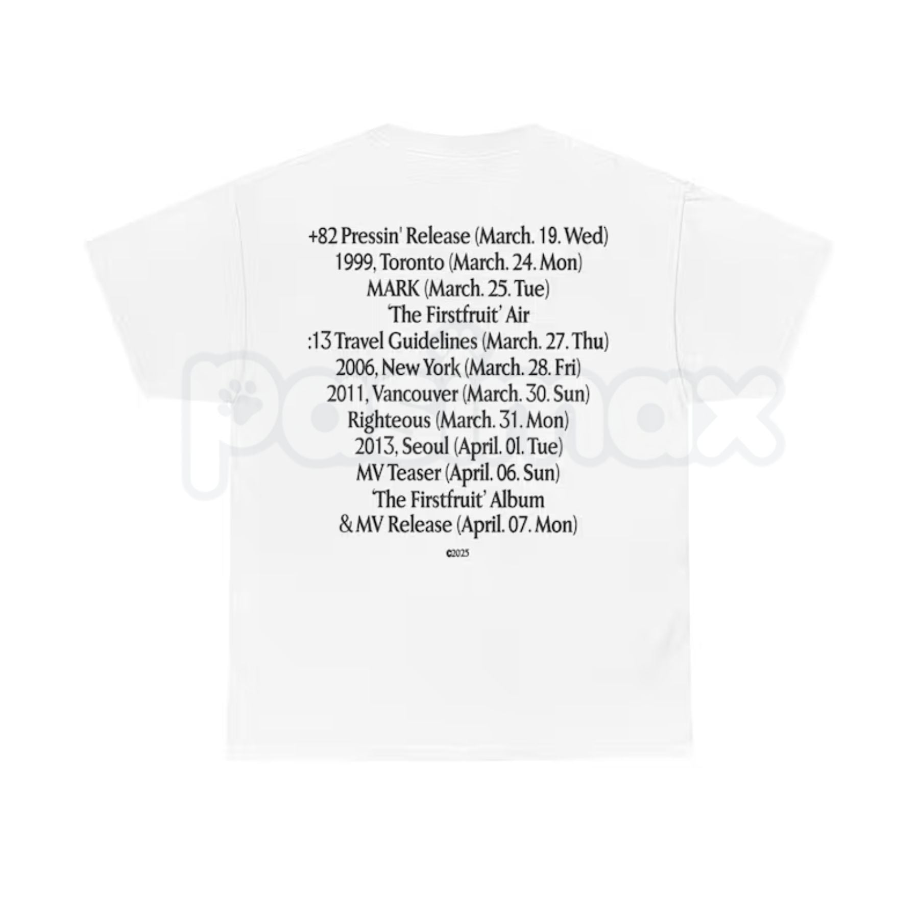 Mark Lee The Firstfruit Solo Album Shirt | NCT 127 K-Pop Tee – Pasimax