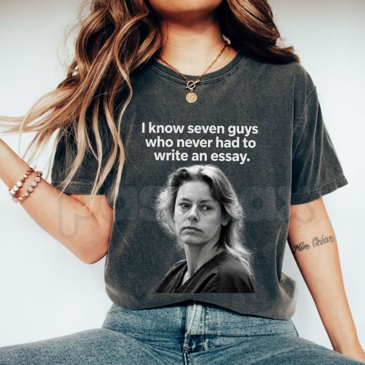 Comfort Colors® Aileen Wuornos Quote True Crime T-Shirt – Retro Essay Graphic Tee, Vintage Dark Comedy Unisex Top & Serial Killer Merch Gift