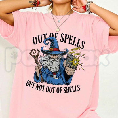 Funny Wizard Magic Parody T-Shirt – Comic Fantasy Streetwear Unisex Graphic Tee