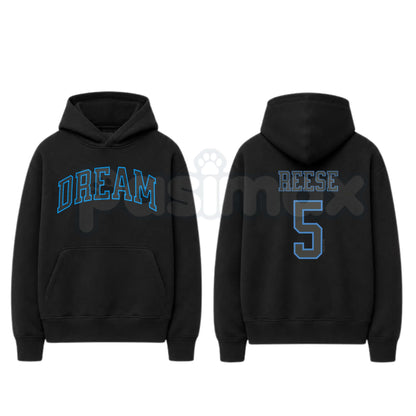 Angel Reese Chicago Sky & Dream Basketball Graphic Hoodie – WNBA Women's Hoops Fan Pullover, Vintage Sports Streetwear Sweatshirt, Unisex Heavy Blend