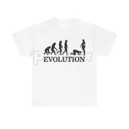 "Evolution Simp" Funny Graphic T-Shirt - Absurdist Meme Culture Unisex Cotton Tee, Ironic Statement Shirt