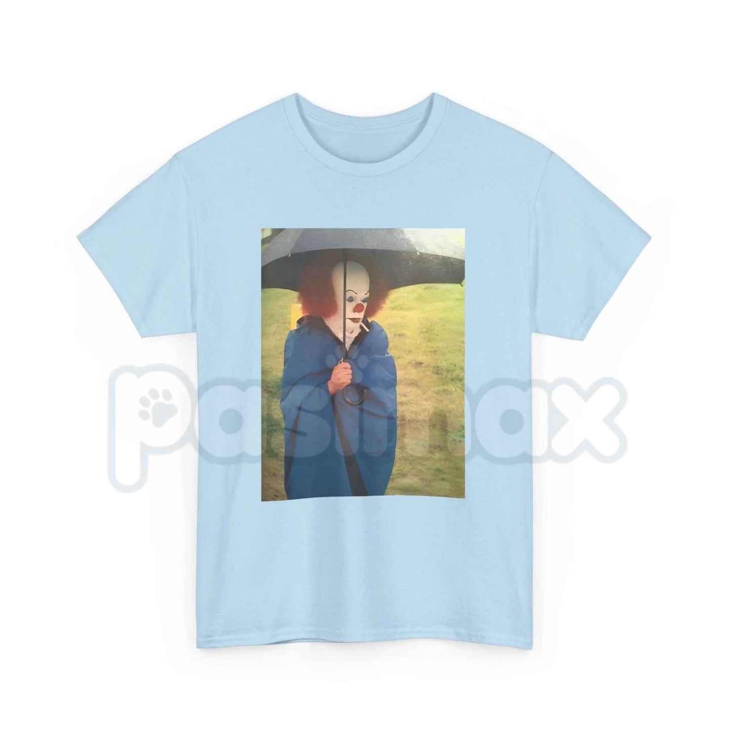 Tim Curry On IT Set Smoking Cigarette T-Shirt – Vintage Horror Movie Pennywise Graphic Unisex Tee