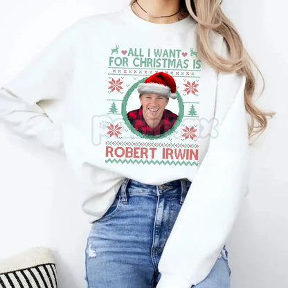 Robert Irwin DWTS 2025 Ugly Christmas Sweatshirt – Wildlife Warrior Dancing Star Holiday Tee