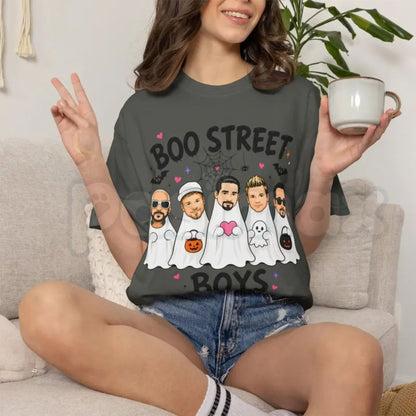 Boo Street Boys Halloween T-Shirt – 90s Boy Band Spooky Concert Graphic Tee