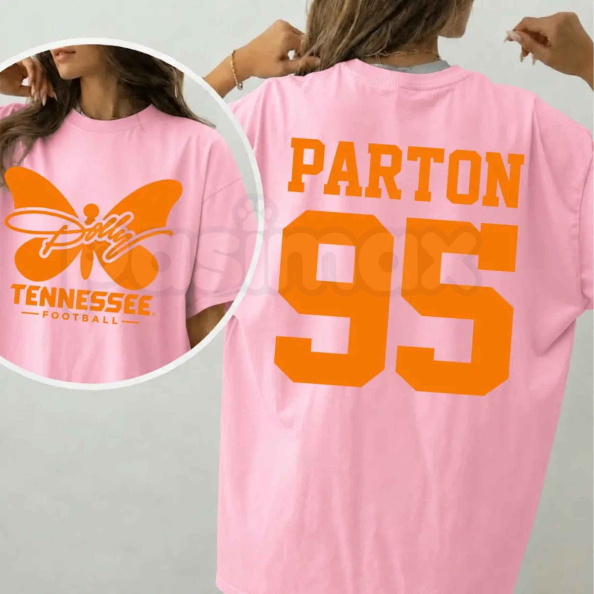 Dolly Parton Tennessee 95 T-Shirt – Country Music Game Day Orange and White Graphic Tee