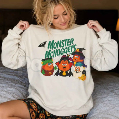 Vintage Halloween Nuggets Sweatshirt | 90s Monster Nuggets Shirt