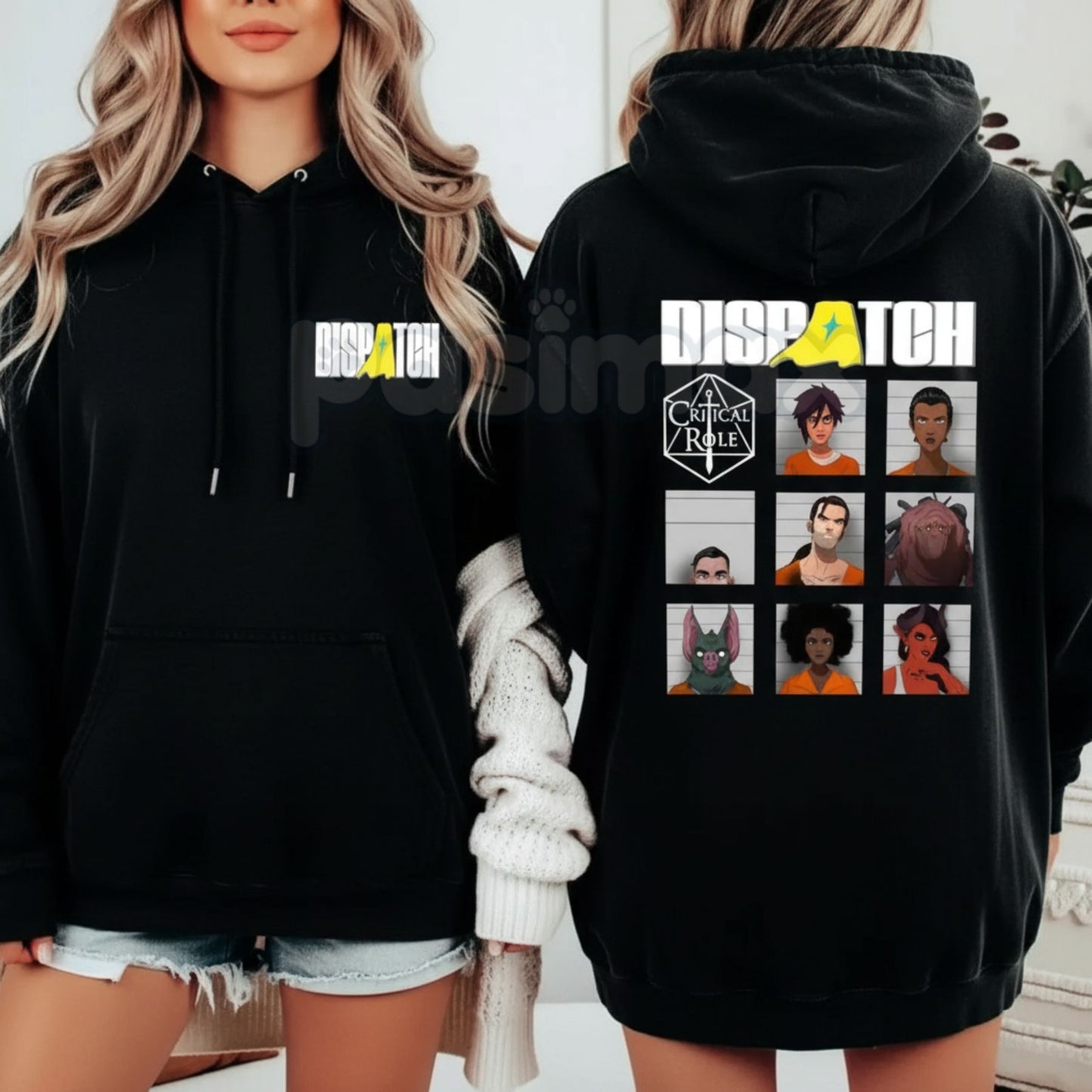 Official Dispatch Game Character Merch – Double-Sided Streetwear Tee, Retro Gaming Hoodie & Sweatshirt