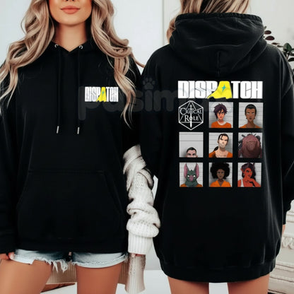 Official Dispatch Game Character Merch – Double-Sided Streetwear Tee, Retro Gaming Hoodie & Sweatshirt