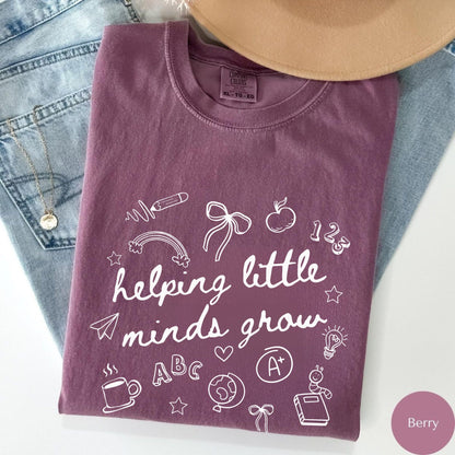 Kindergarten & Preschool Teacher Tee – Comfort Colors, Back to School Shirt, Early Childhood Educator Gift, Cute Teacher Life Top