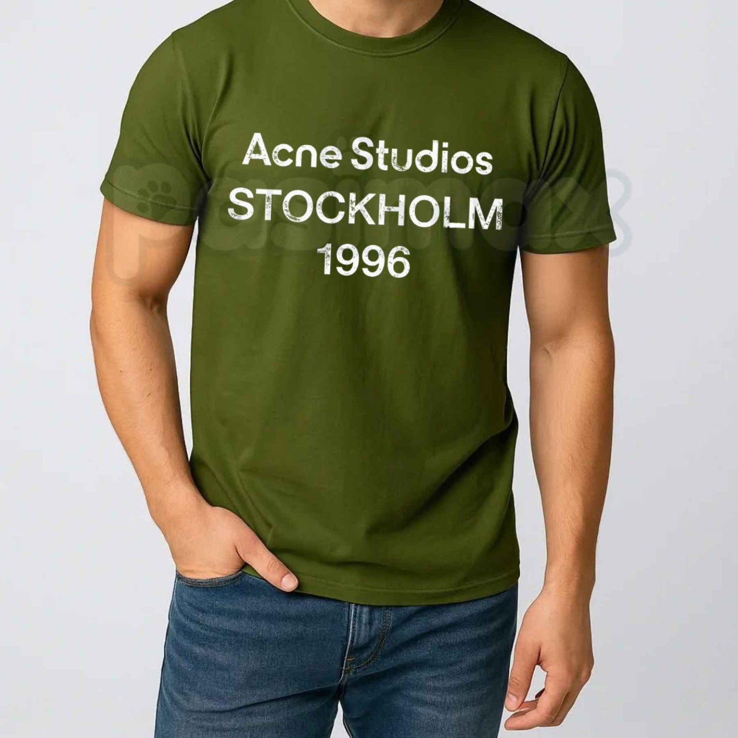 Acne Studios Stockholm 1996 T-Shirt – Vintage Swedish Luxury Streetwear Unisex Graphic Tee