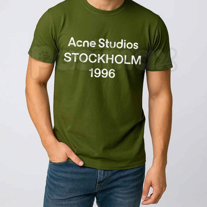 Acne Studios Stockholm 1996 T-Shirt – Vintage Swedish Luxury Streetwear Unisex Graphic Tee