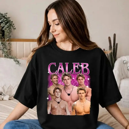 Caleb Fan Favorite Graphic Tee – Love Island Inspired Retro Vintage Unisex Fan T-Shirt