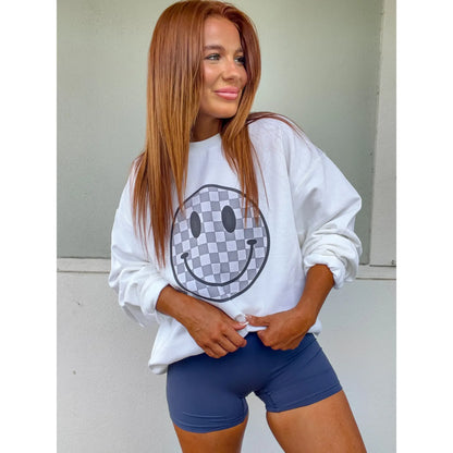 Color Smiley C.O.C. Graphic Sweatshirt | Retro Streetwear Crewneck