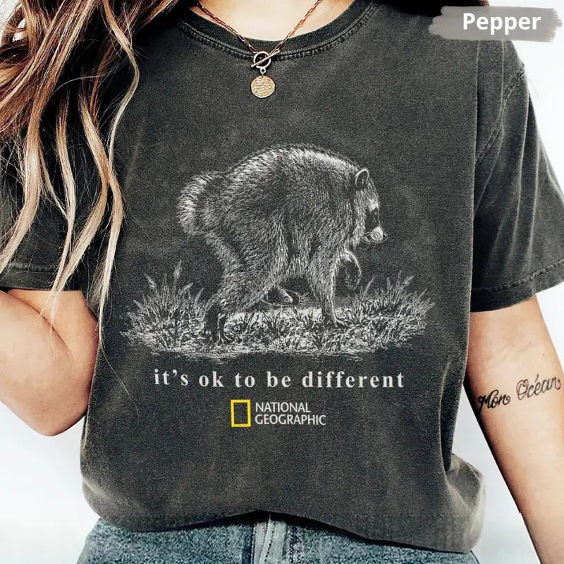 Comfort Colors® Jimothy Raccoon T-Shirt – Famous Seattle Raccoon Graphic Tee, Retro Trash Panda Unisex Top