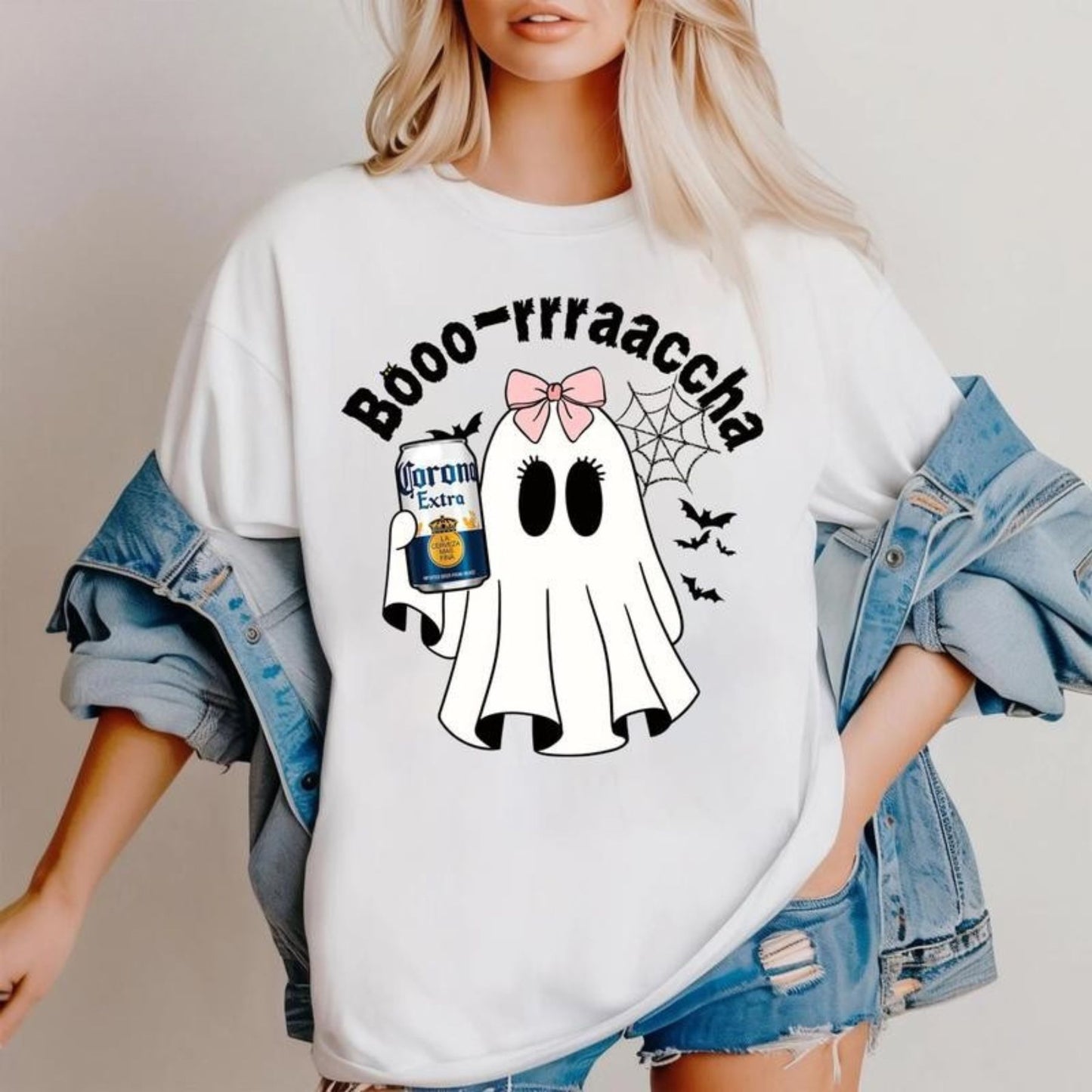 Boo-zy Ghost Halloween T-Shirt - Funny Spooky Season Party Tee, Cute Graphic Apparel
