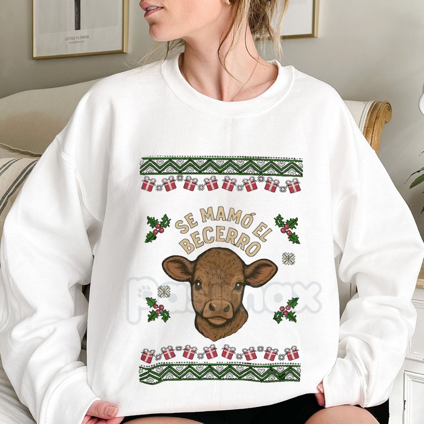 "Se Mamó El Becerro" Sweatshirt | Funny Mexican Spanish Idiom Crewneck | Norteño Music Fan Gift