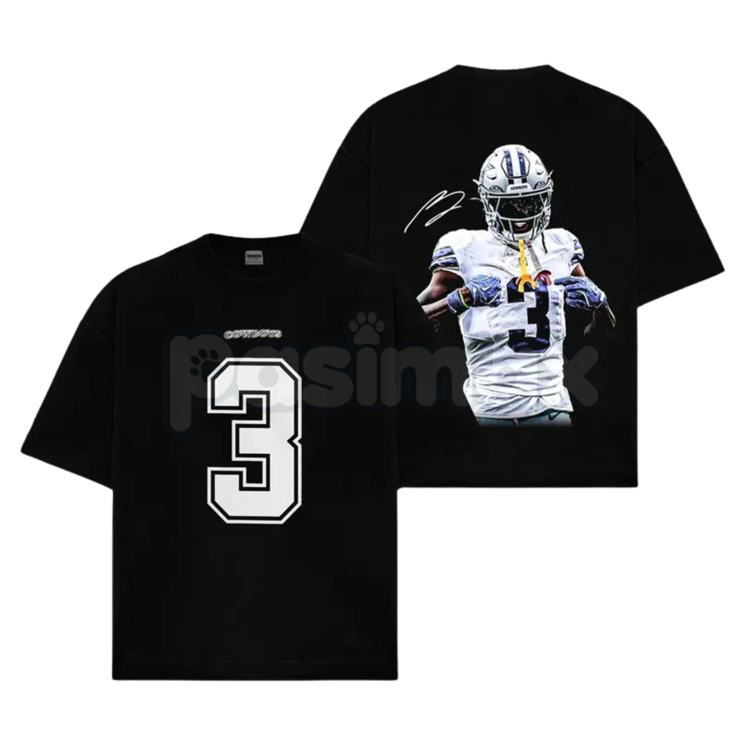 George Pickens 3 Celly For Cowboys Game Day Fits – Cotton Hoodie, Sweatshirt & T-Shirt
