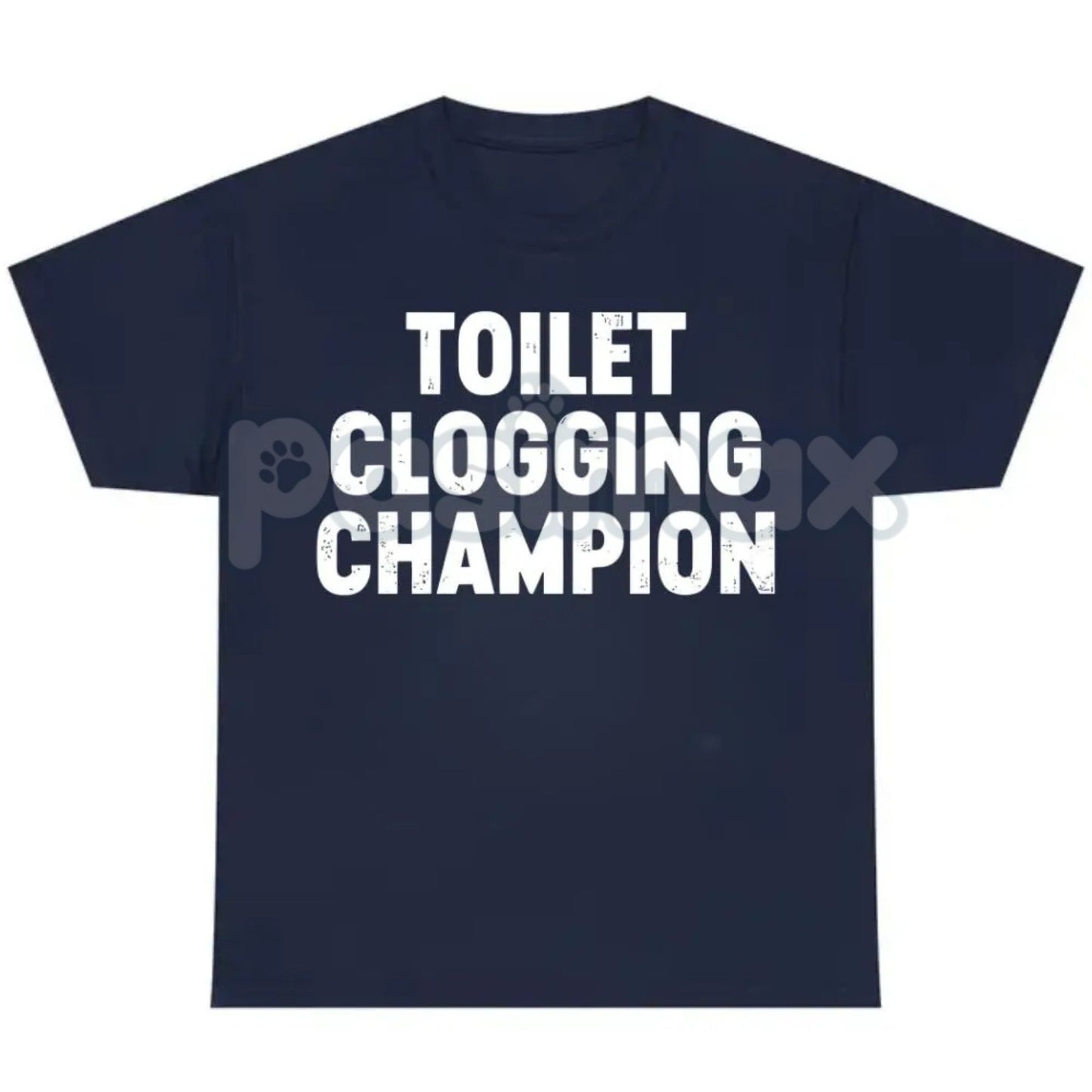 Toilet Champion Tee - Funny Gag Gift Shirt, Humor Graphic T-Shirt, Bathroom King Slogan, Unisex Comedy Apparel