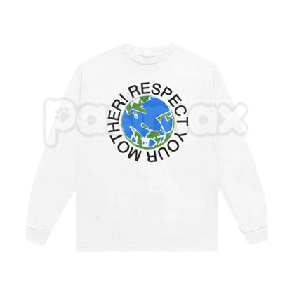 Respect Your Mother Long Sleeve | Vintage Earth Day Eco Graphic Shirt
