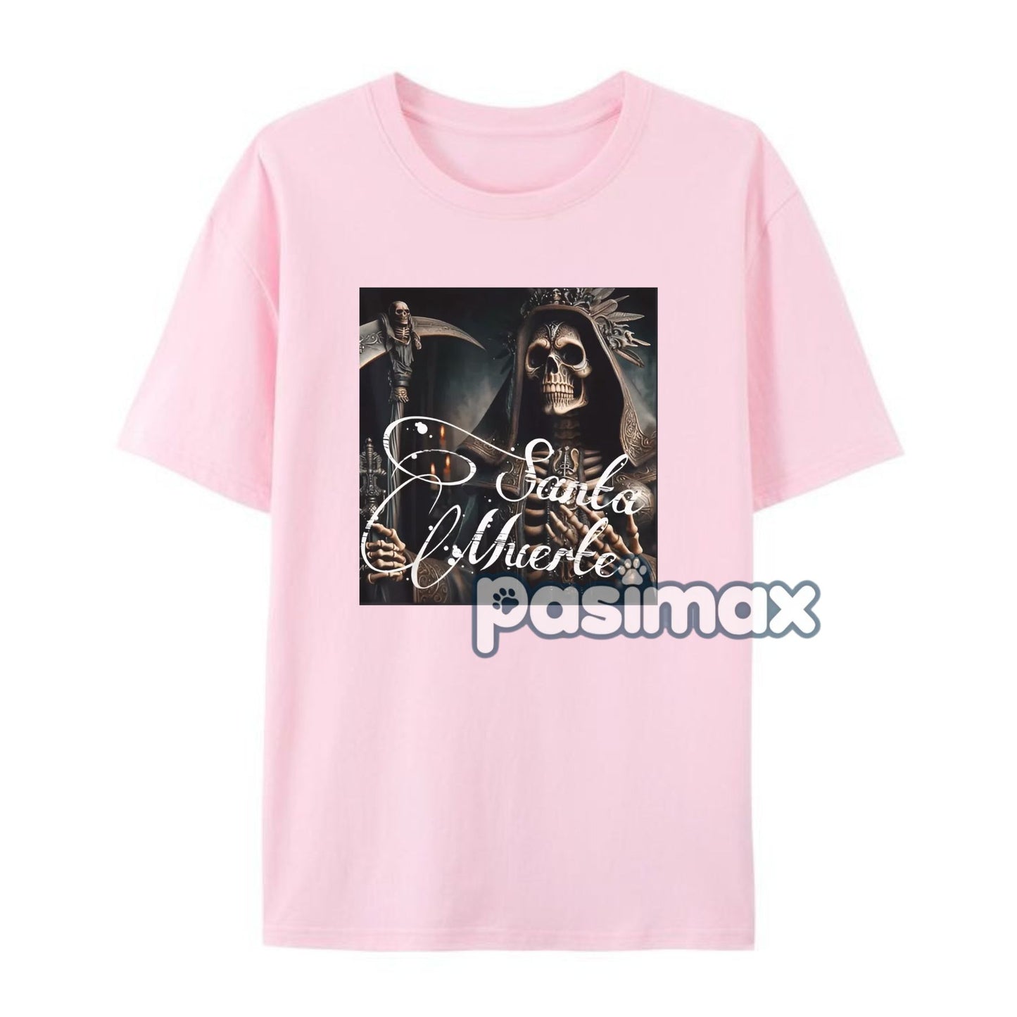 Men's Santa Muerte Knight Graphic Tee - Unapologetic Style Shirt, Dark Fantasy Apparel