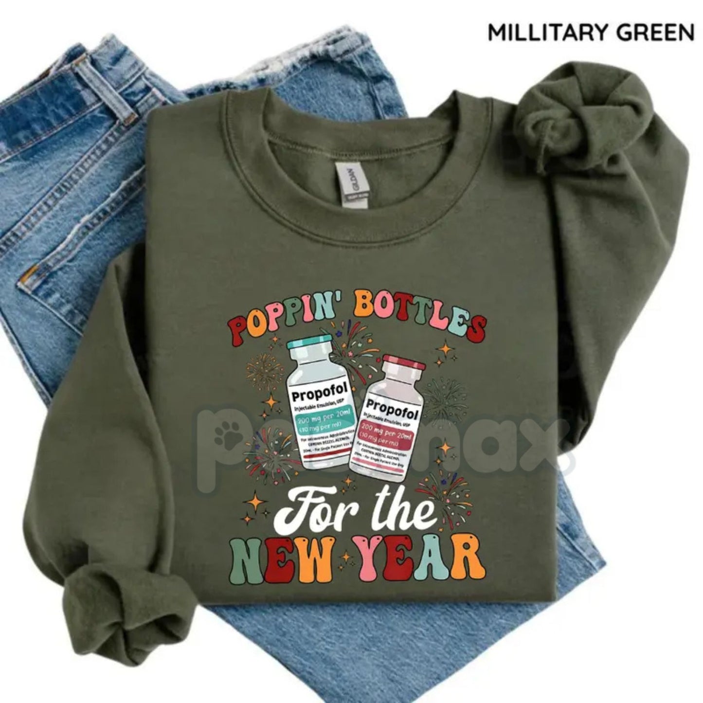 ICU Nurse New Year 2026 Sweatshirt | Critical Care Nursing Holiday Jumper | Registered Nurse NYE 2026 Crewneck | Funny Healthcare Gift