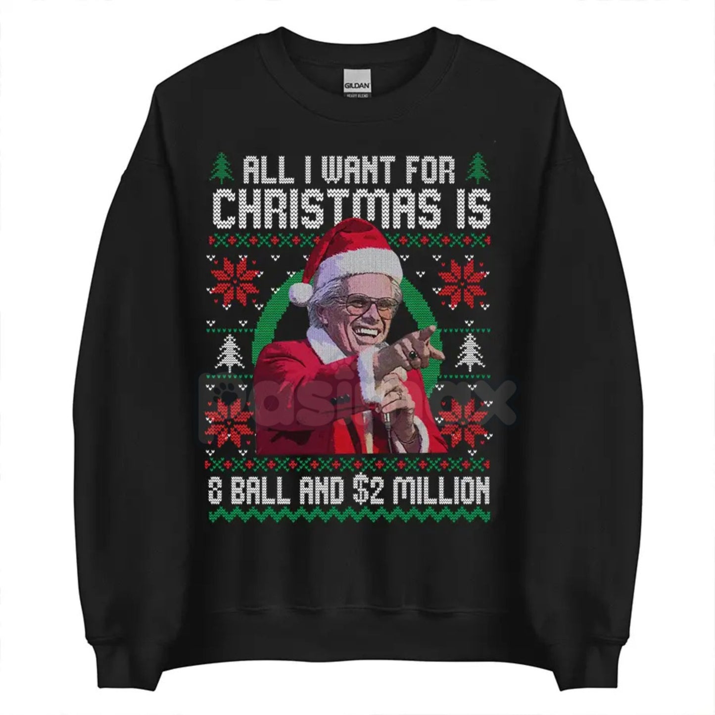 Baby Billy Freeman 'Running in the Halls' Christmas Sweatshirt | Righteous Gemstones Musical Moments Jumper | Ironic Holiday Fan Gear