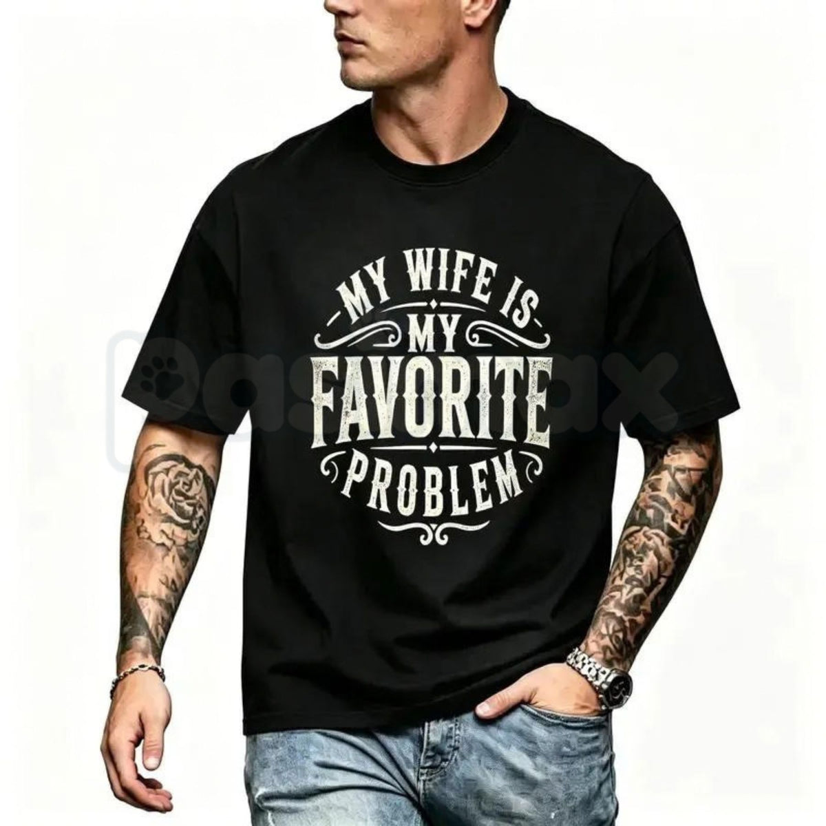My Wife Is My Favorite Problem T-Shirt – Funny Husband Humor Graphic Tee