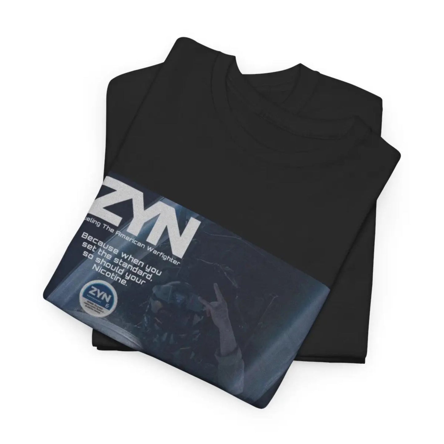 "Zyn Super Awesome Tee" - Heavy Weight Cotton T-Shirt, Funny Zyn Humor Apparel