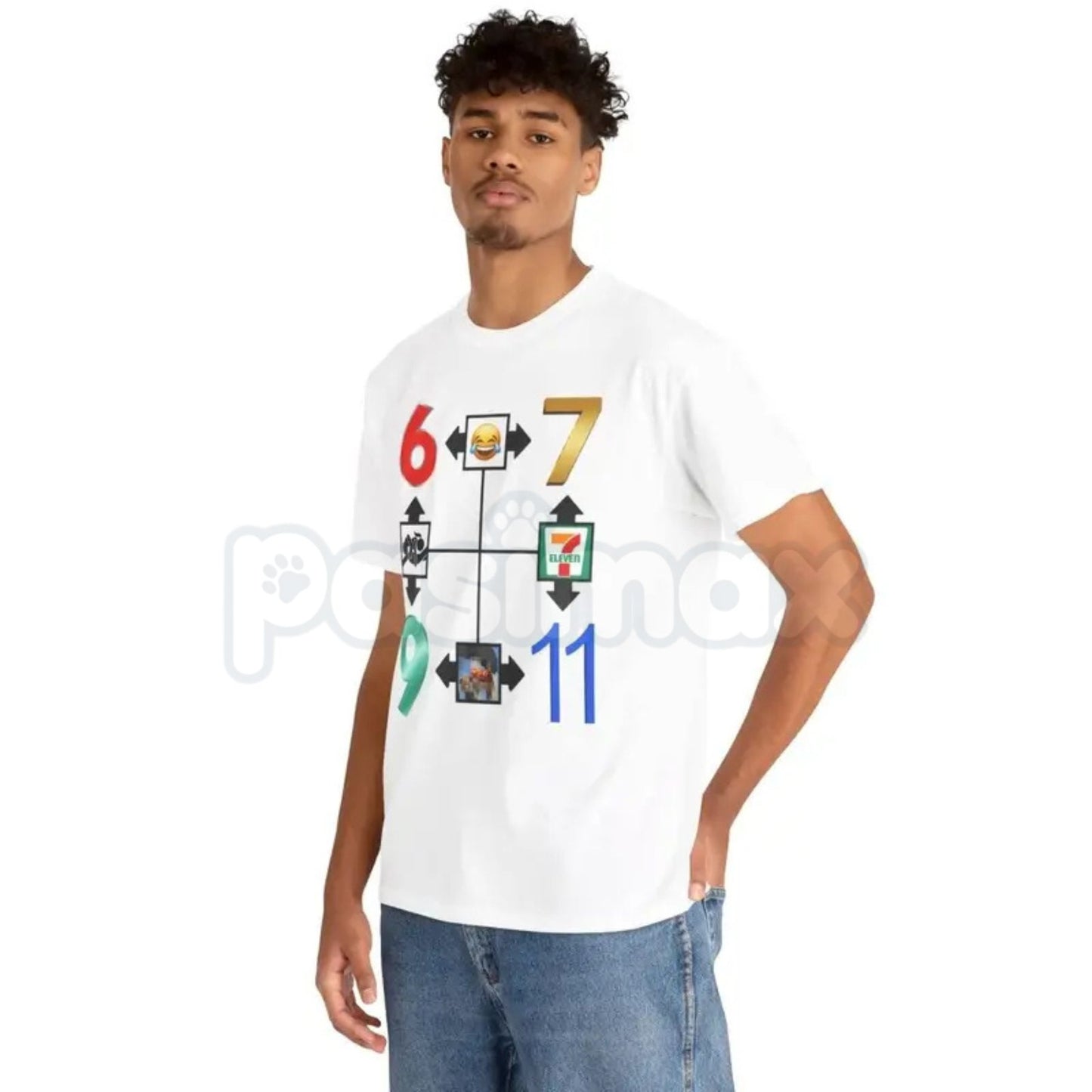 67911 Unisex Heavy Cotton T-Shirt – Premium 100% Cotton Structured Graphic Tee, Soft Lived-In Heavyweight Industrial Top, Minimalist Essential Daily Silhouette Shirt, Made in USA