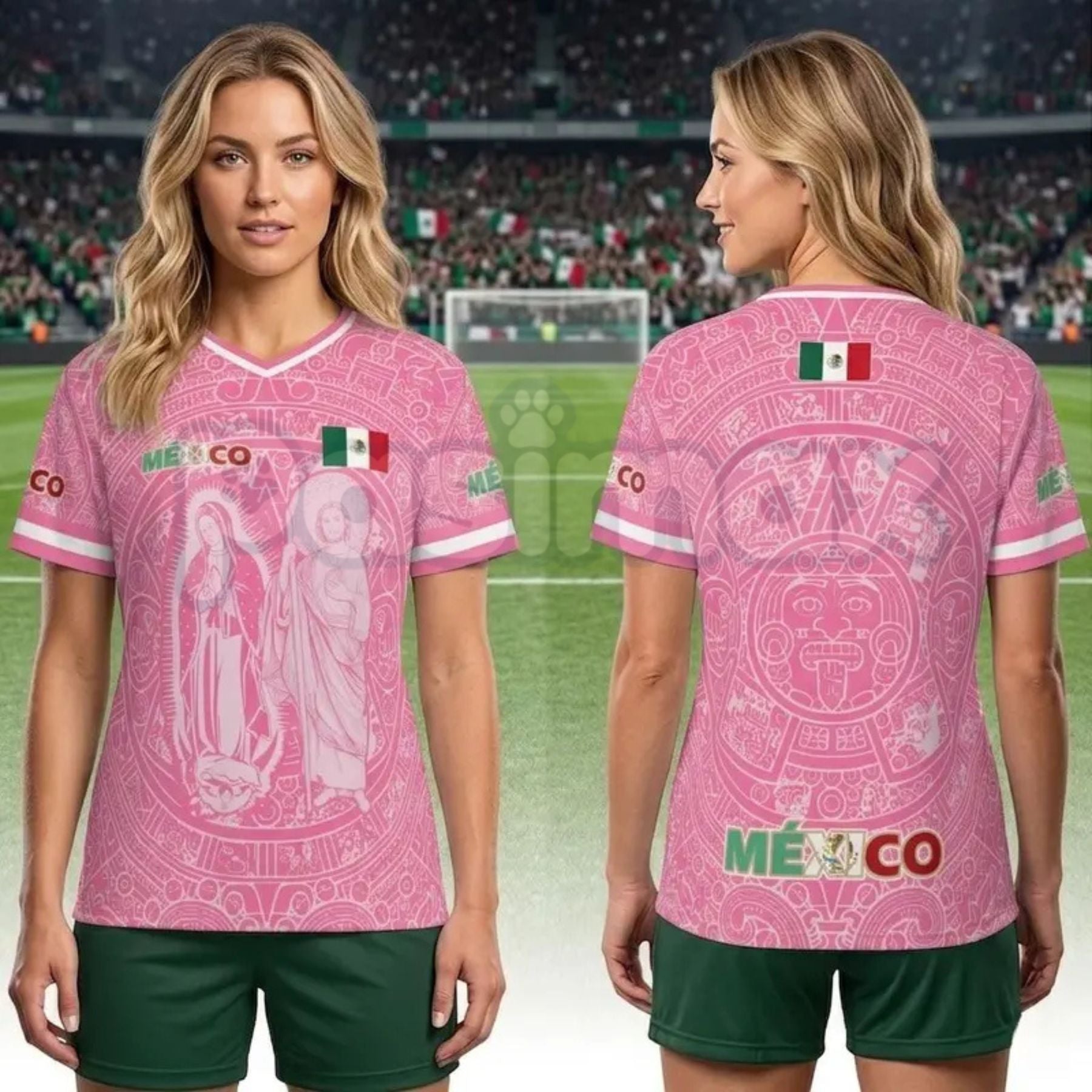 Mexico Virgencita & San Juditas Soccer Jersey | 2026 Fan – Pasimax