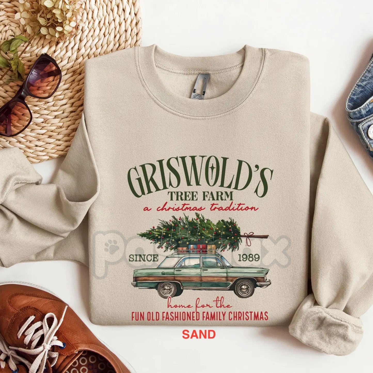 The Griswold Christmas Tree Sweatshirt – Funny Christmas Vacation Movie Pullover