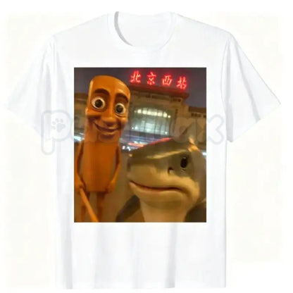 "Tung Tung Tung Sahur" Funny Brainrot T-Shirt – Tralalero Tralala Viral Graphic Tee, Premium 100% Cotton Selfie Culture Top, Soft Lived-In Heavyweight Internet Meme Humor Shirt, Made in USA