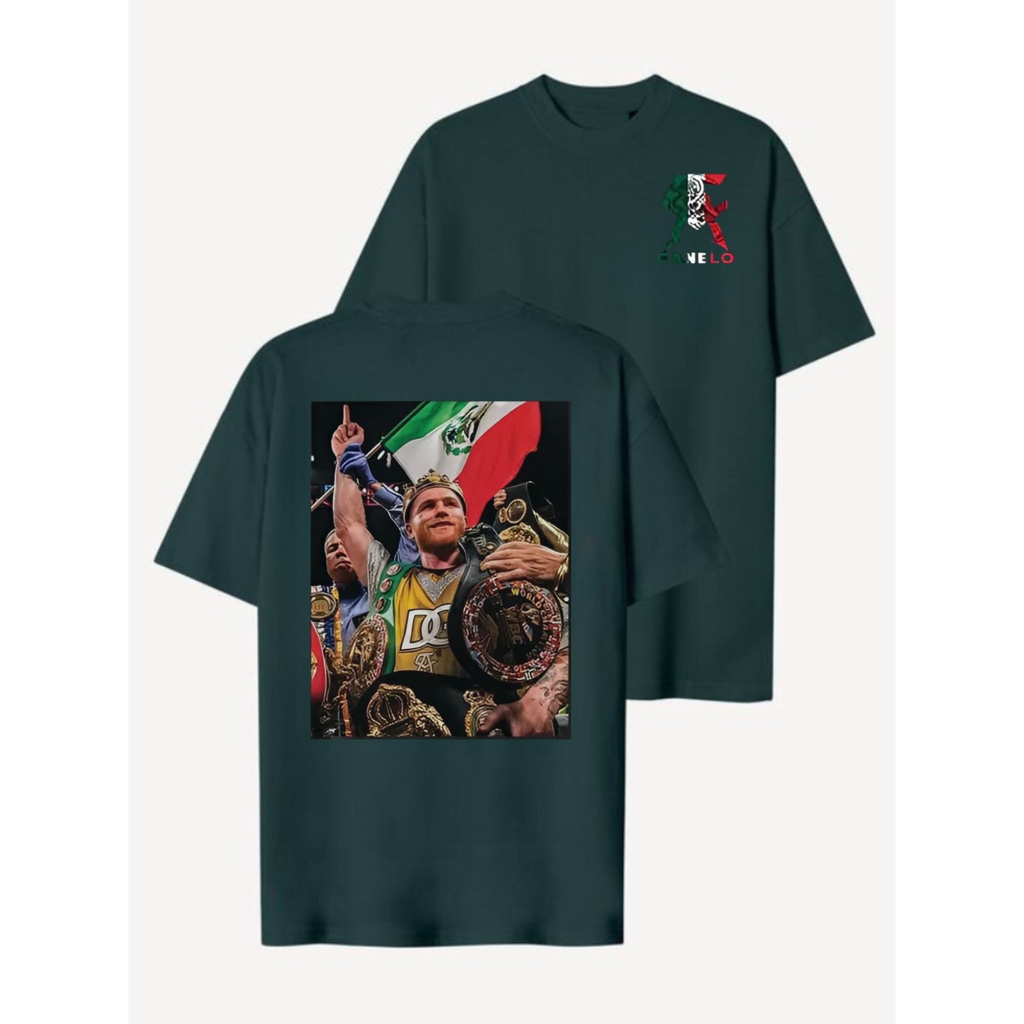 Canelo 2-Sided T-Shirt - Official Boxer Fan Apparel, Full Colors & Sizes for Men & Women