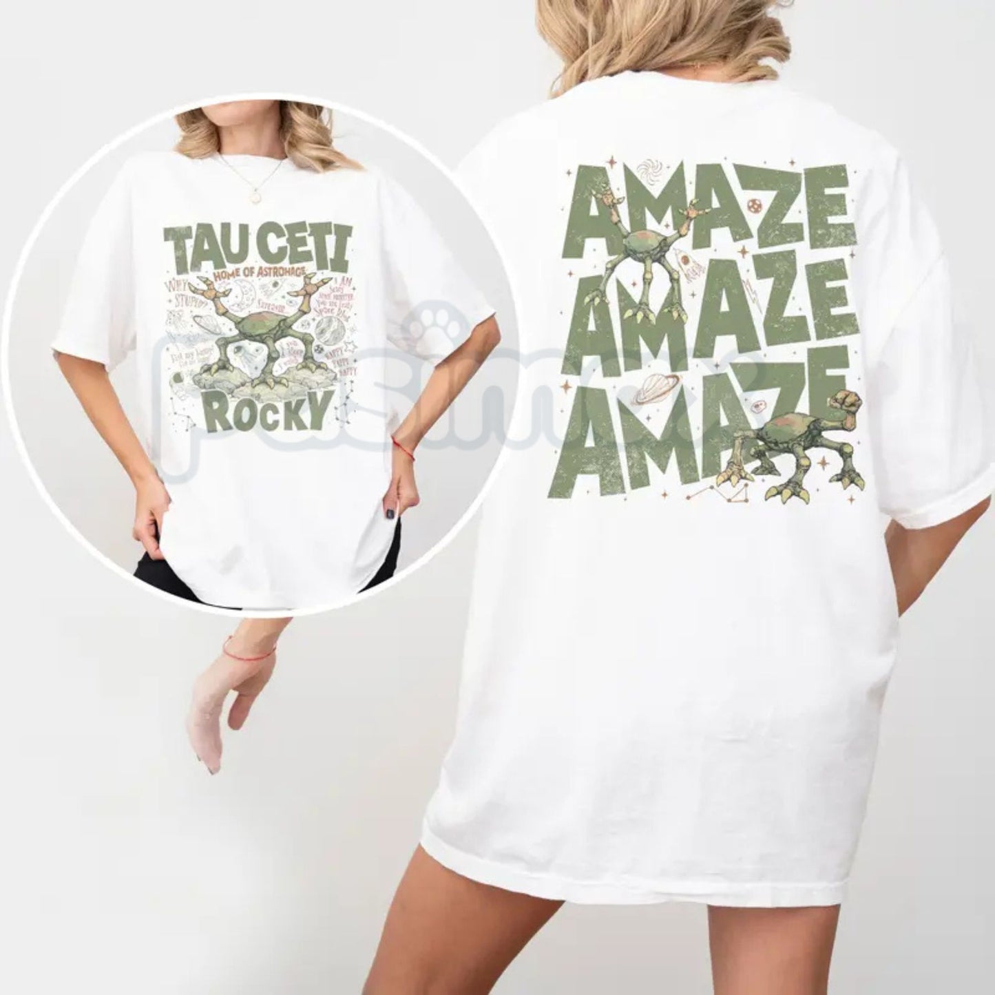 Comfort Colors® Rocky Tau Ceti T-Shirt – Project Hail Mary "Home of Astrophage" Tee, Ryland Grace Sci-Fi Graphic Shirt, Amaze! Bookish Gift