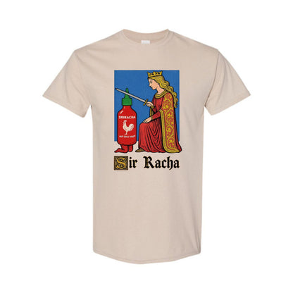"Sir Racha" T-Shirt - Punny Sriracha Sauce Tee, Funny Foodie Apparel, Unisex